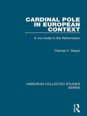 cover image of Cardinal Pole in European Context